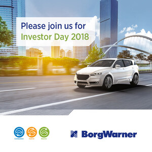 BorgWarner to Host Investor Day on September 18, 2018