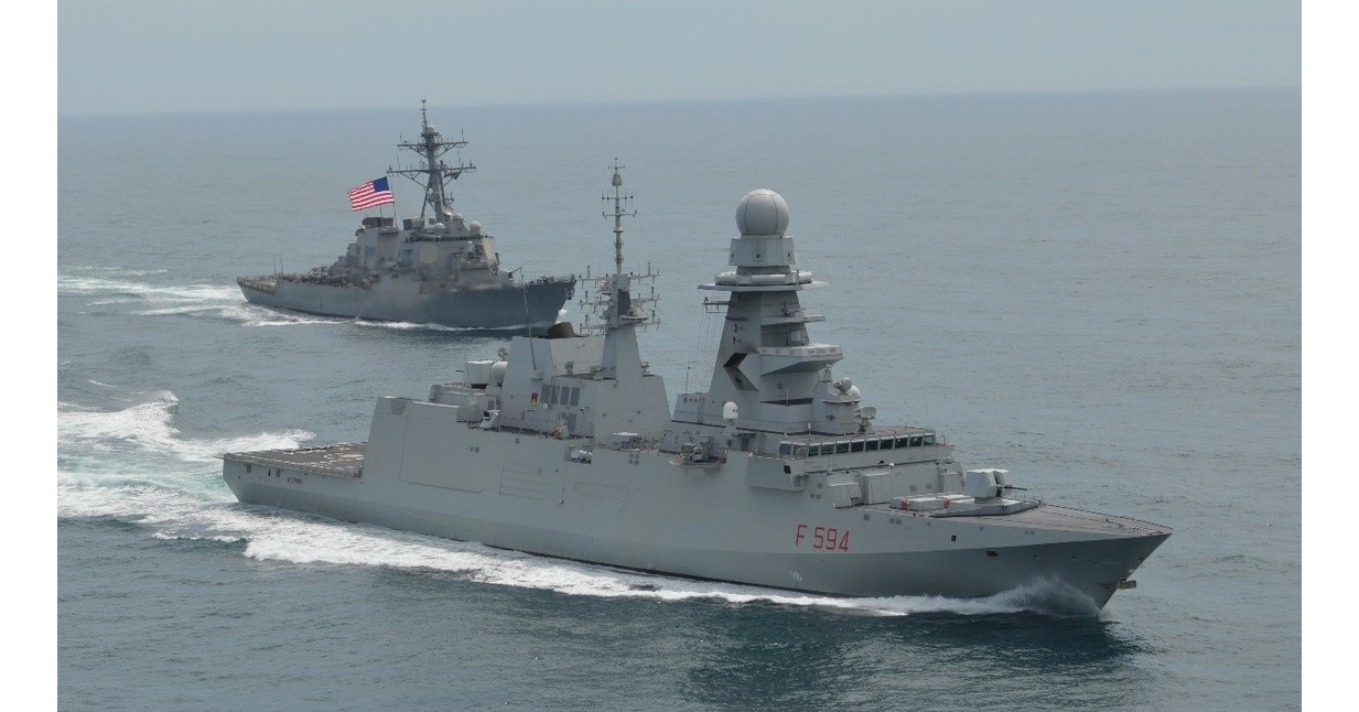 Fincantieri-Built Frigate ITS Alpino, Prototype Competitor for U.S. Navy's  FFG(X) Frigate Program, Makes Landfall in Norfolk