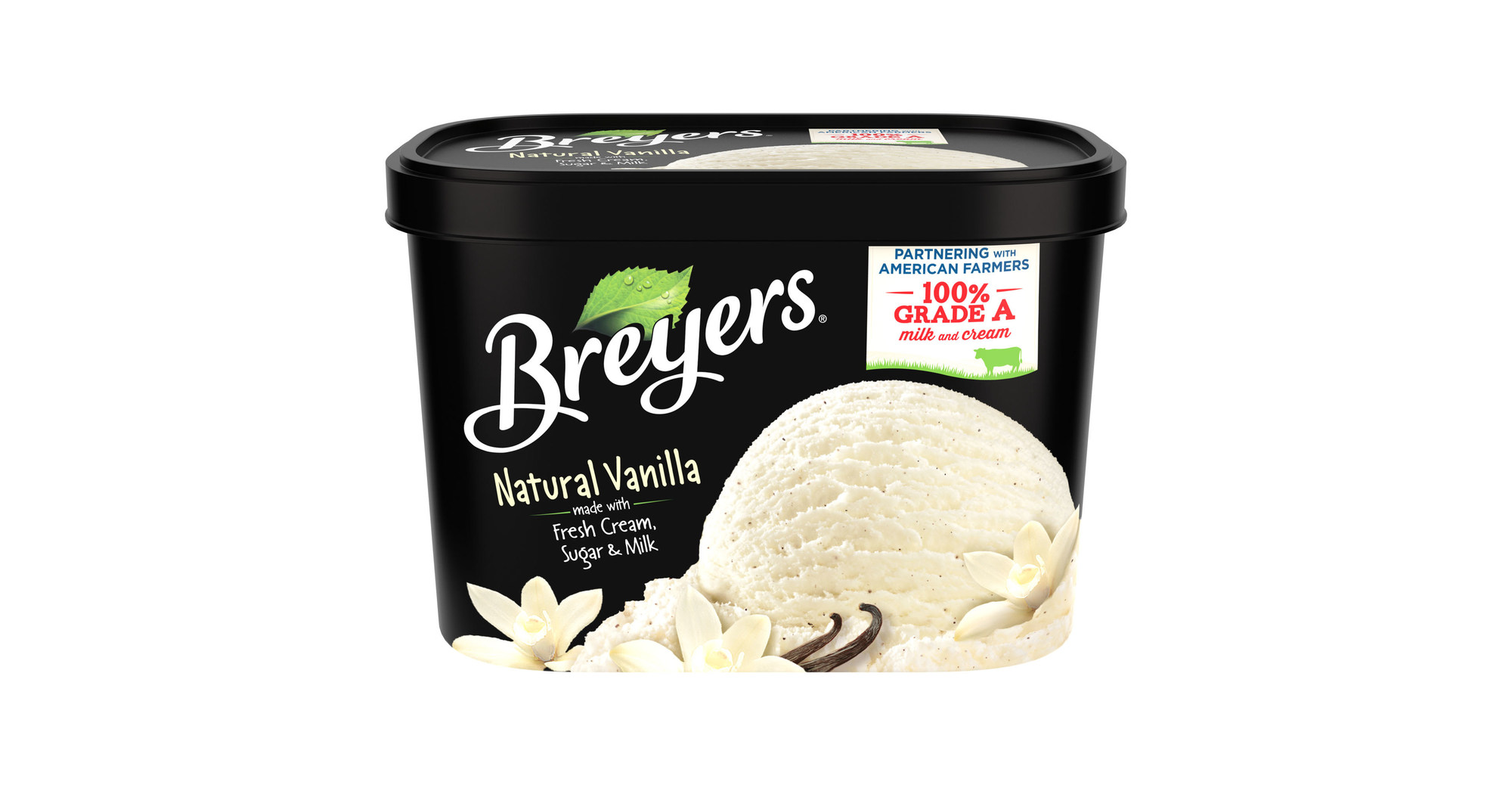 Breyers Continues Commitment To Ice Cream Quality With 100 Grade A Milk And Cream Designation