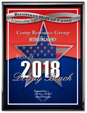 Comp Resource Group Receives 2018 Best of Delray Beach Award
