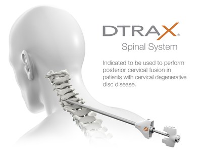 DTRAX Spinal System is a set of instruments indicated to be used to perform posterior cervical fusion in patients with cervical degenerative disc disease. The diameter of the largest instrument is less than 1cm.