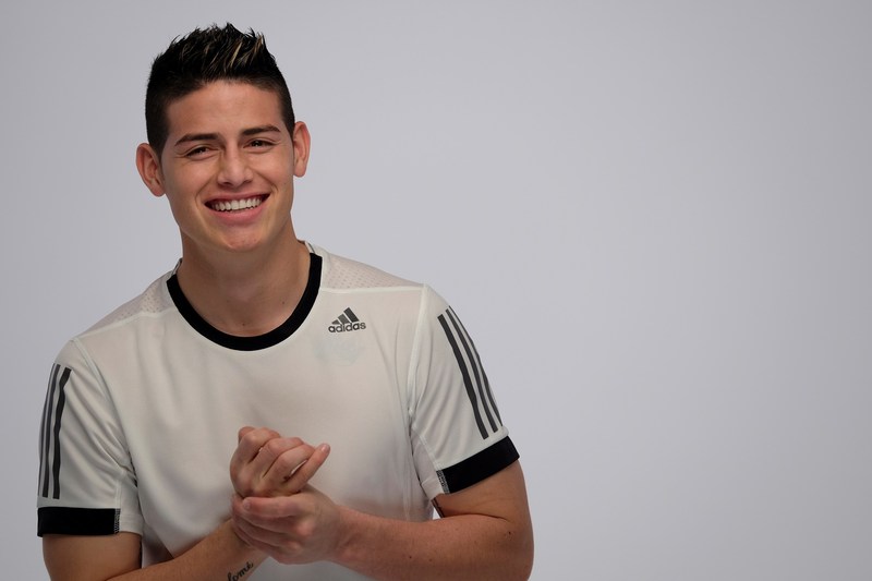 The Golden Boot winner of the 2014 World Cup, James Rodriguez
