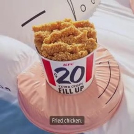 In the likeness of Colonel Sanders and in the shape of a ridable raft, the KFC Colonel floatie features special holders for a bucket of Kentucky Fried Chicken(r) and your favorite beverage.