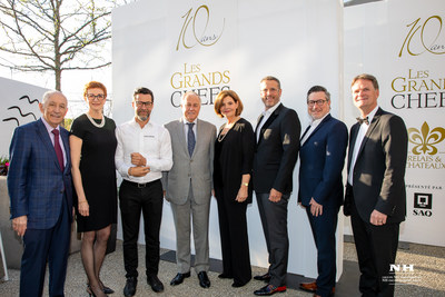 Jean Saine, Paloma Fernandez, Quique Dacosta, Franois Beaudoin, l'honorable Liza Frulla C.P., C.M., O.Q., ric Bujold, Paolo di Pietrantonio et Guy Larive. Crdit photo : Groupe NH Photographes (Groupe CNW/Fondation de l'ITHQ)