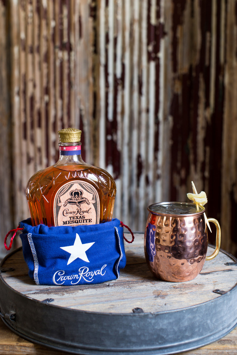 The Texas Mesquite Mule features a unique twist on the classic cocktail offering a sweet and smoky taste.