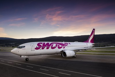 Swoop will operate a modern fleet of Boeing 737-800NG aircraft which offer superior reliability and fuel efficiency. (CNW Group/Swoop)