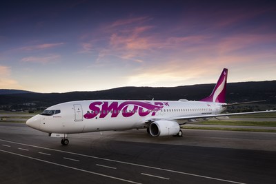 Swoop will operate a modern fleet of Boeing 737-800NG aircraft which offer superior reliability and fuel efficiency. (CNW Group/Swoop)