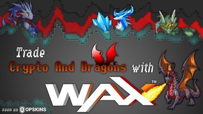 Blockchain Game 'Crypto and Dragons' Partners with WAX and OPSkins Marketplace