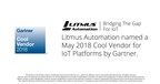 Litmus Automation Named May 2018 Cool Vendor for IoT Platforms by Gartner