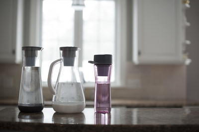 The brand's line of modern filtration vessels includes a 64 oz. pitcher, a 40 oz. carafe and a 20 oz. bottle.