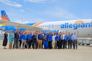 Allegiant Welcomes Its First-In-Fleet American Made Airbus A320