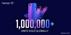 Honor 10 vendeu mais de 1 milhão de unidades globalmente