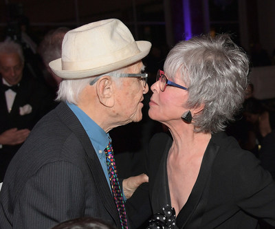 Norman Lear (L) and Lifetime Achievement Award Honoree Rita Moreno attend the 43rd Annual Gracie Awards at the Beverly Wilshire Four Seasons Hotel on May 22, 2018 in Beverly Hills, California. (Photo by Charley Gallay/Getty Images for Alliance for Women in Media )