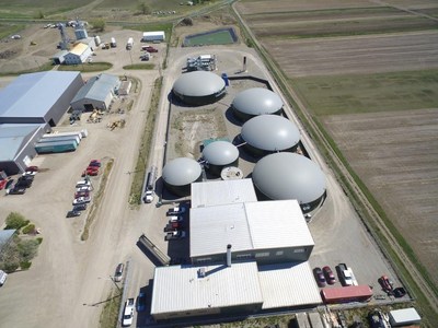 Lethbridge Biogas Plant (2.8 Megawatt Green Energy Producer) (CNW Group/Biosphere Technologies Inc.)