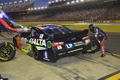 LP Building Products Featured on the No. 88 Axalta Chevrolet Camaro ZL1 at Charlotte Motor Speedway