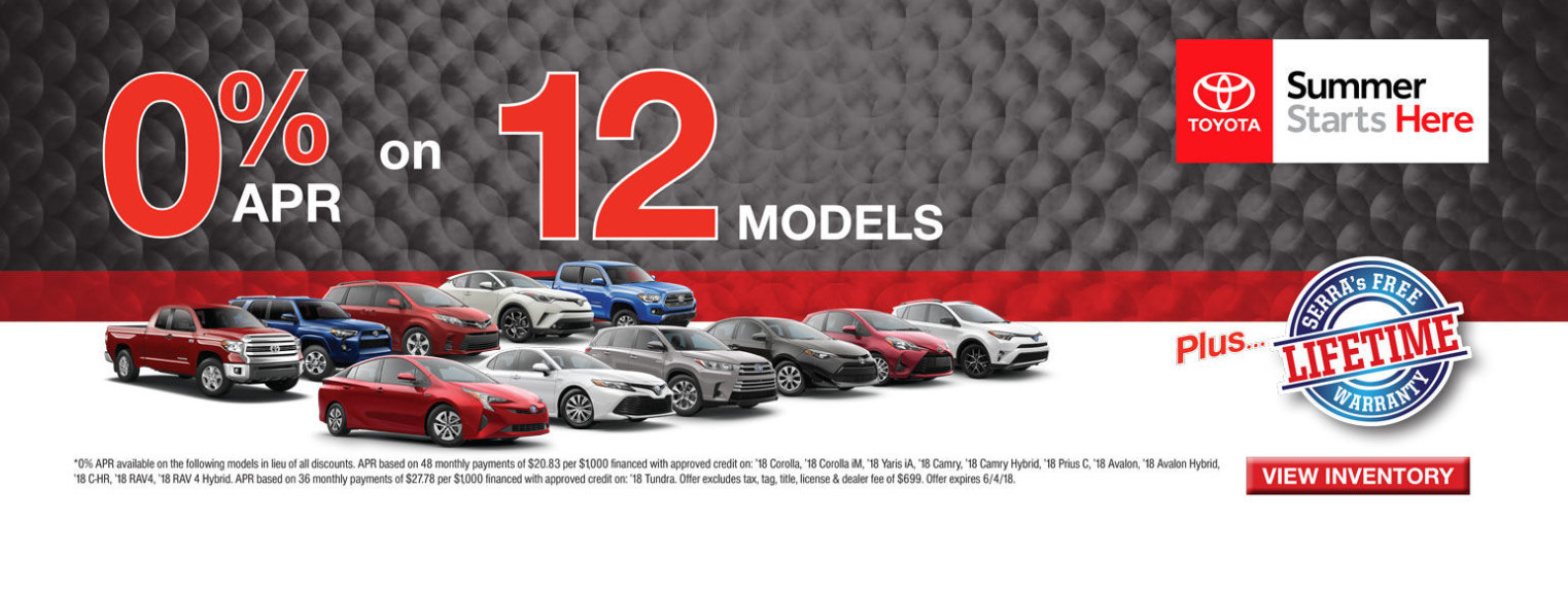 Decatur area Toyota dealership offering specials on new Toyota models