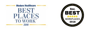Inc. Magazine and Modern Healthcare Honor pMD as 2018 Best Place to Work