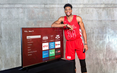 TCL Partners with NBA All-Star Giannis Antetokounmpo