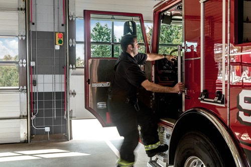 LiftMaster firehouse automated door solutions and safety accessories prevent accidents and reduce ‘turnout time’ by allowing firefighters and their equipment to leave the station safely and quickly when an emergency call comes in.