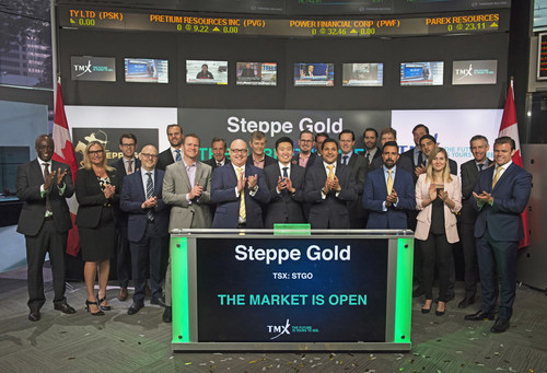 Steppe Gold Ltd. Opens the Market (CNW Group/TMX Group Limited)