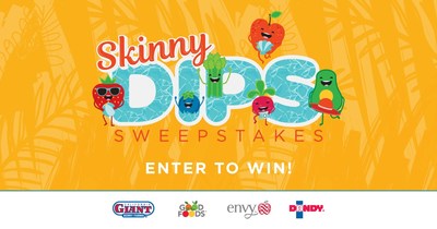 Skinny Dips Sweepstakes, presented by California Giant Berry Farms, Good Foods, Envy Apples, and Dandy.