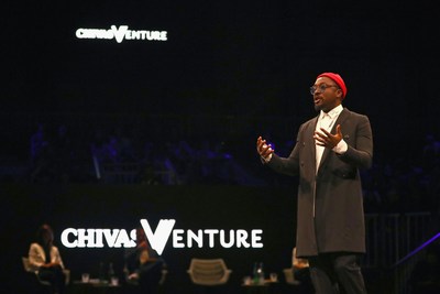 will.i.am attends the Chivas Venture, Chivas Regal's global competition that gives away $1 million in no-strings funding every year to the world's most promising social startups on May 24, 2018 at TNW Conference in Amsterdam, Netherlands (PRNewsfoto/Chivas Venture)