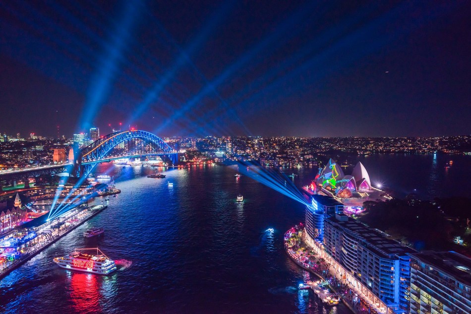 Lights On! City sparkles as Vivid Sydney lights up for 10th anniversary