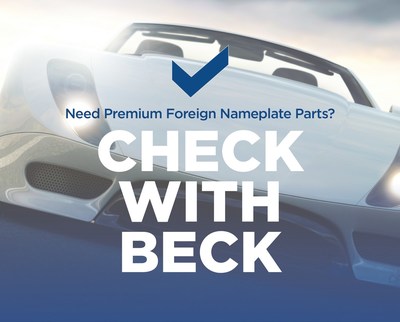 For your foreign nameplate product needs, Check with Beck.