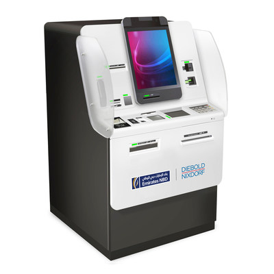 Emirates NBD EasyHub, enabled by Diebold Nixdorf's Vynamic™ Connection Points software, functions like a bank branch and allows consumers in the United Arab Emirates to sign up for new products and access a variety of bank services beyond normal banking hours.