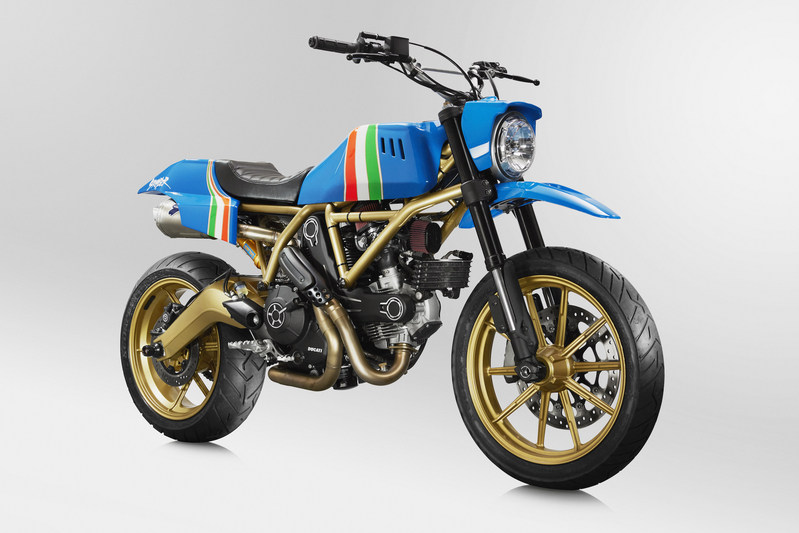 Ducati will Auction One-of-a-Kind Maverick Custom Scrambler at MECUM Las Vegas on June 2 CREDIT: RC Rivera