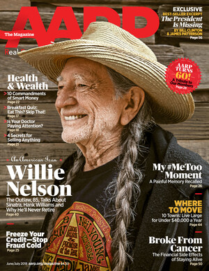 An Intimate Portrait of American Icon Willie Nelson in June/July Issue of AARP The Magazine