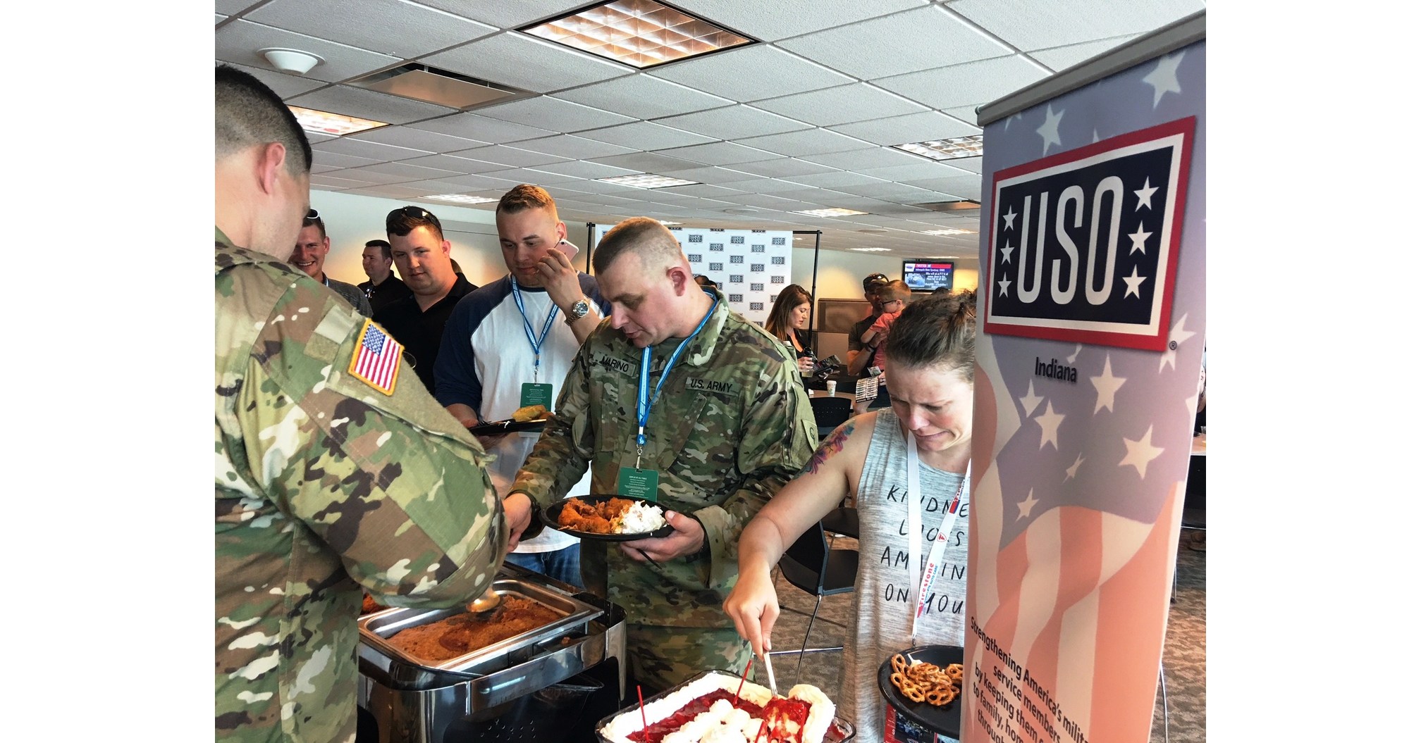 Bryant Heating & Cooling Systems and USO of Indiana Honor Local