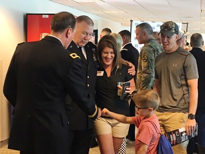 Bryant collaborated with the USO of Indiana to honor the military on  Armed Forces Day at the Indianapolis Motor Speedway.