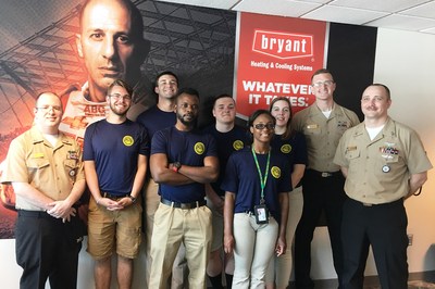 A group of soldiers celebrated Armed Forces Day from the Bryant Heating & Cooling Systems suite at the Indianapolis Motor Speedway. The 3rd annual event was held with the USO of Indiana.