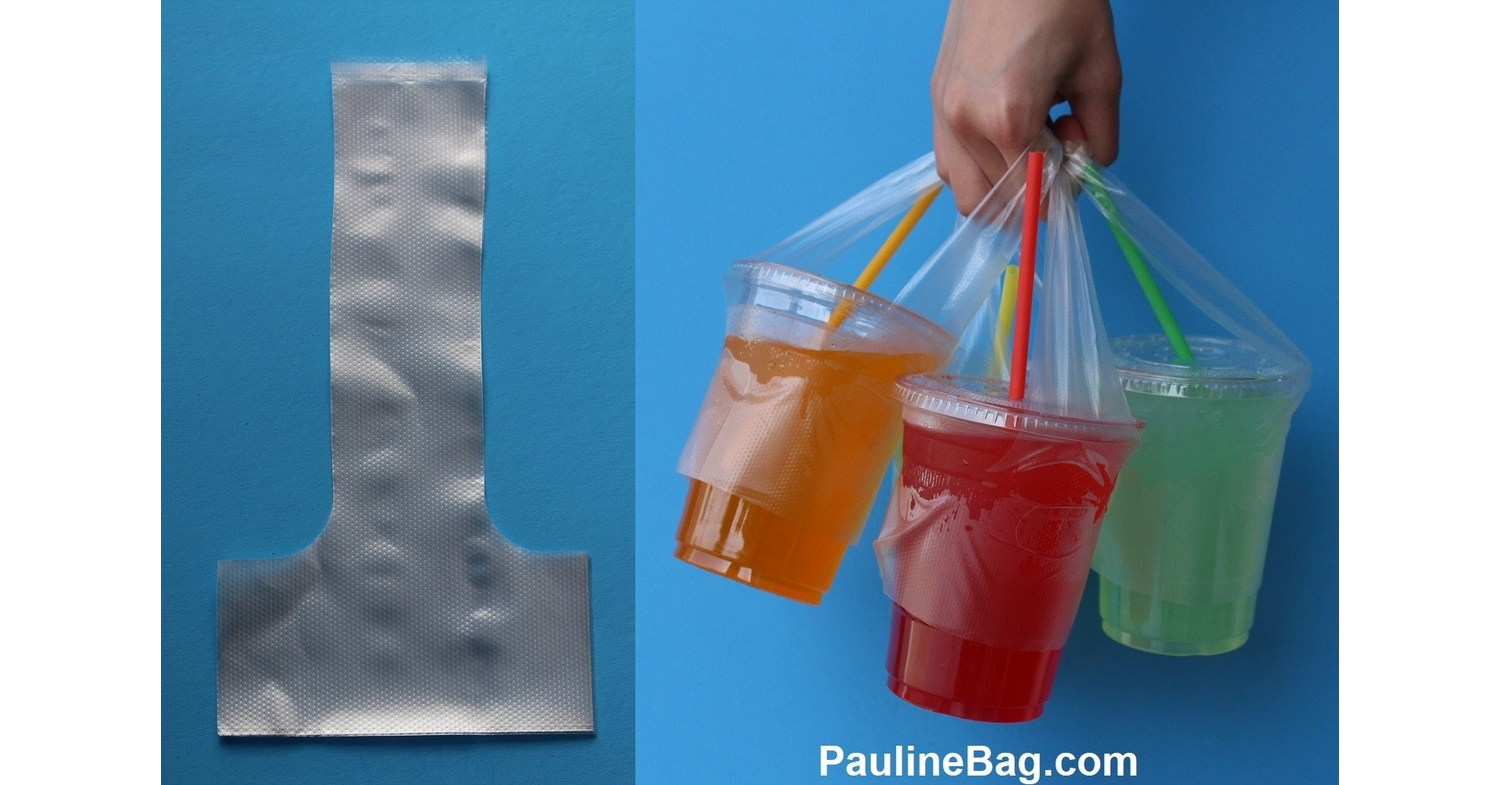 Pauline Bag Releases Patent-Pending Upside-Down T-Shape Drink Carrier