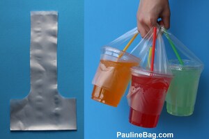 Pauline Bag Releases Patent-Pending Upside-Down T-Shape Drink Carrier