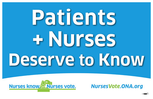 Patients and nurses deserve to know the details of the Ontario Progressive Conservative Party’s proposals to find ‘efficiencies’ in health care and to cut $6 billion in government spending. (CNW Group/Ontario Nurses Association)