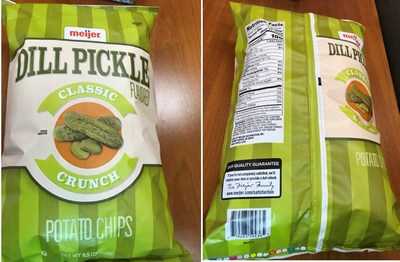 Shearer's Foods, LLC Issues An Allergy Alert For Undeclared Milk In Meijer Brand Dill Pickle Flavored Potato Chips