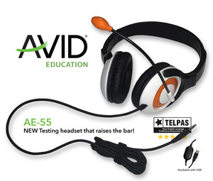 State Education Testing Requirements Made EASY: AVID Releases the AE-55 Headset and Delivers on TELPAS Requirements