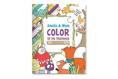 Color in the Treehouse with Me Personalized Coloring Book