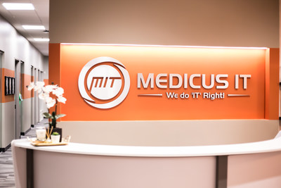 Medicus IT new office and new website release as part of their overall rebranding initiative.