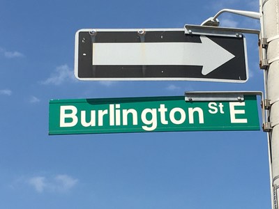 Burlington Street East has appeared on CAA's Top 10 list more than any other road in campaign history, and returns as the #1 road in Ontario for the second consecutive year. (CNW Group/CAA South Central Ontario)