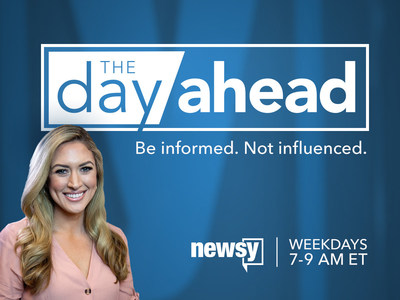 Morning news program “The Day Ahead” airs weekdays from 7-9 a.m. Eastern on Newsy.