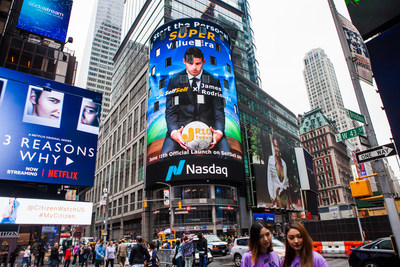 SelfSell's poster played on the NASDAQ screen