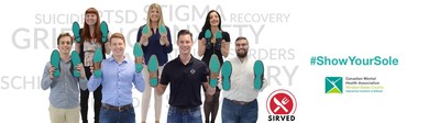 Sirved is teaming up with the Canadian Mental Health