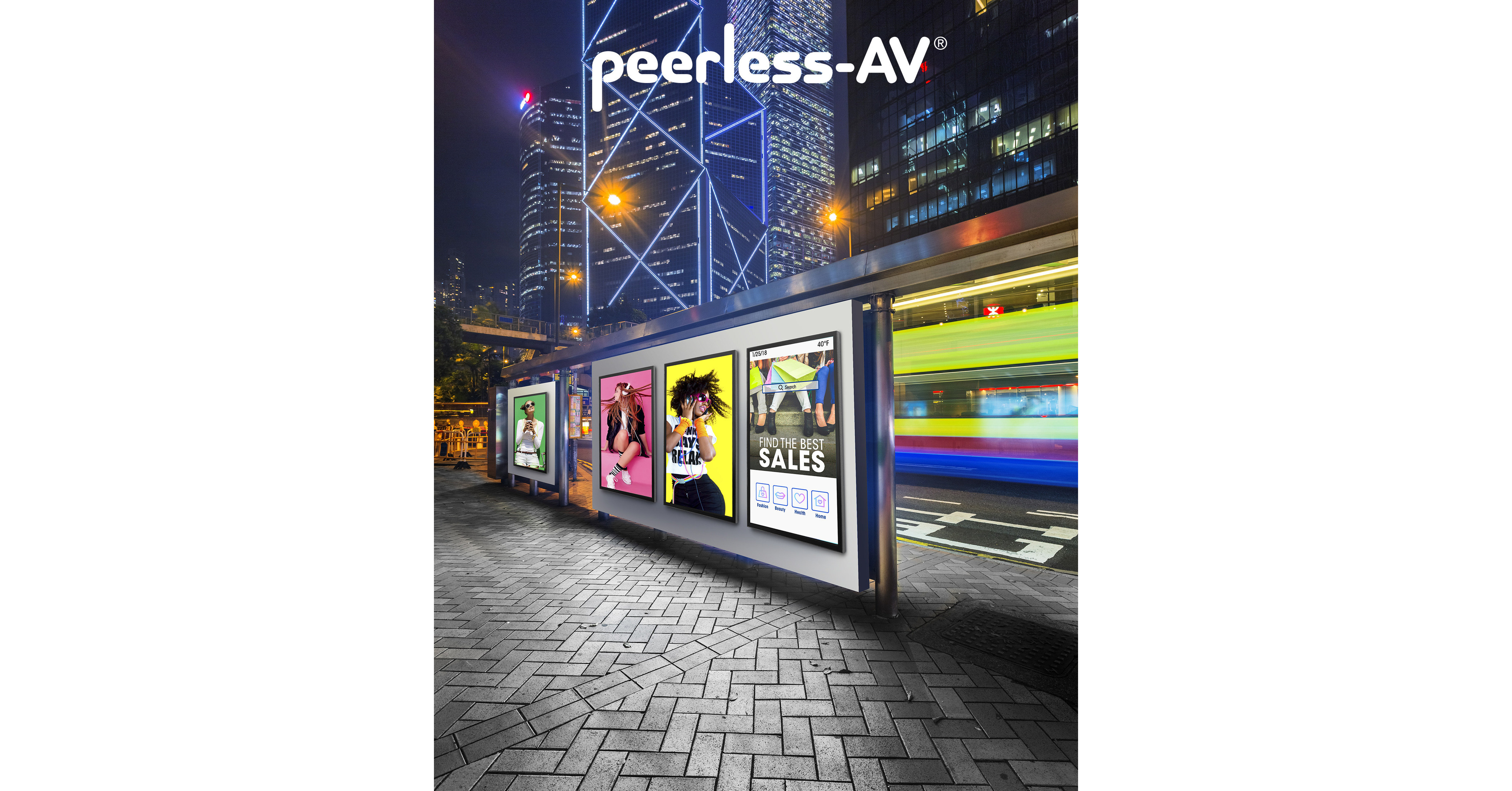 PeerlessAV® Introduces New Xtreme™ High Bright Outdoor Display at