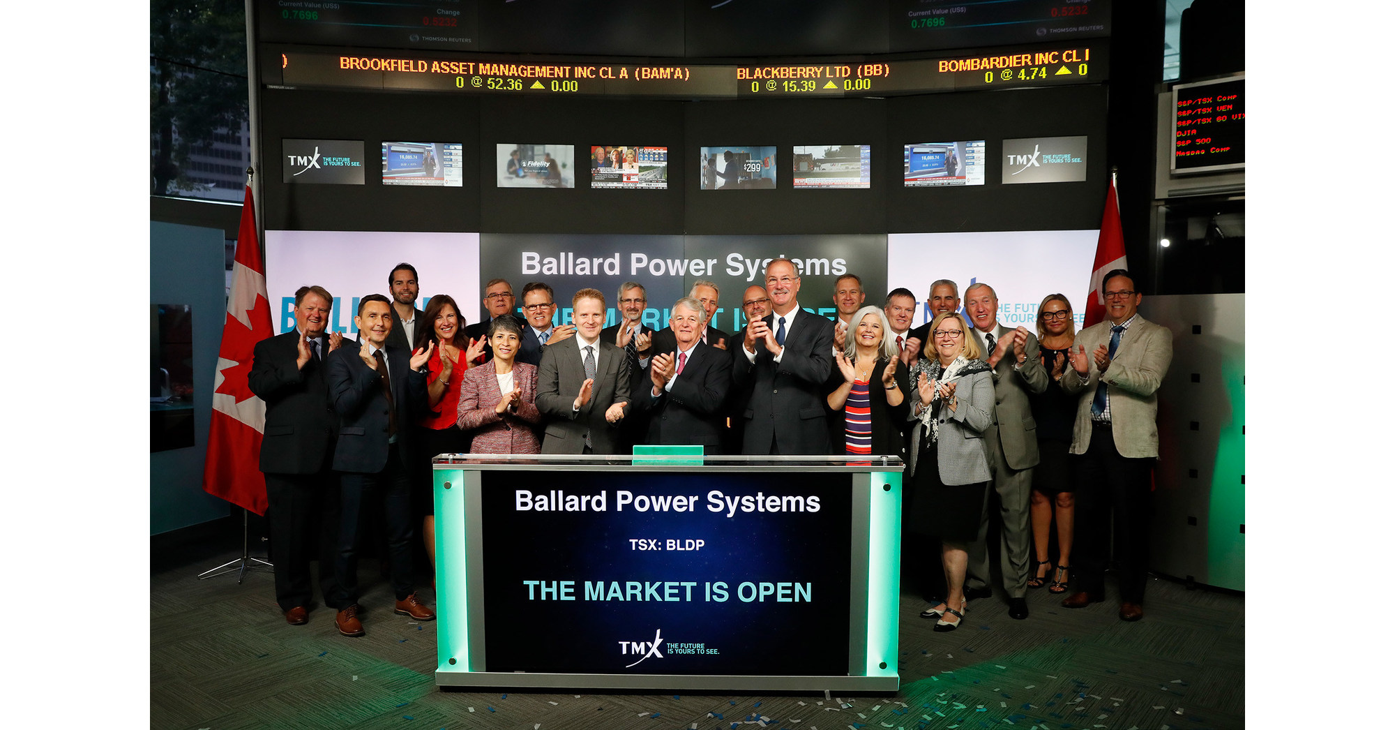 Ballard Power Systems Inc. Opens the Market