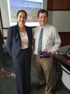 Scott Stern, David Sarnoff Professor of Management, MIT Sloan School of Management with Annastacia Palaszczuk, Premier of Queensland