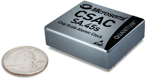 Microsemi Announces New Chip Scale Atomic Clock for Space Combining Cost-Effective Performance with Low Size, Weight and Power