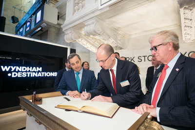 Wyndham Destinations President and CEO Michael D. Brown rang the Opening Bell on the New York Stock Exchange along with members of the Board of Directors and Senior Leadership Team.